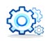 Custom website development solutions icon